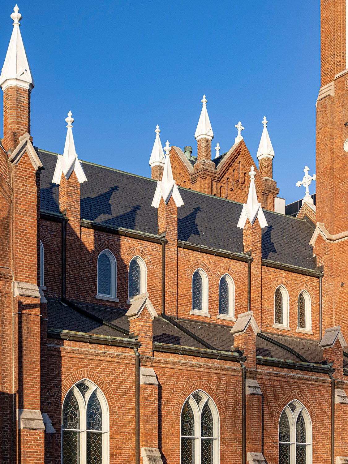 North elevation of the Catholic Shrine of the Immaculate Conception