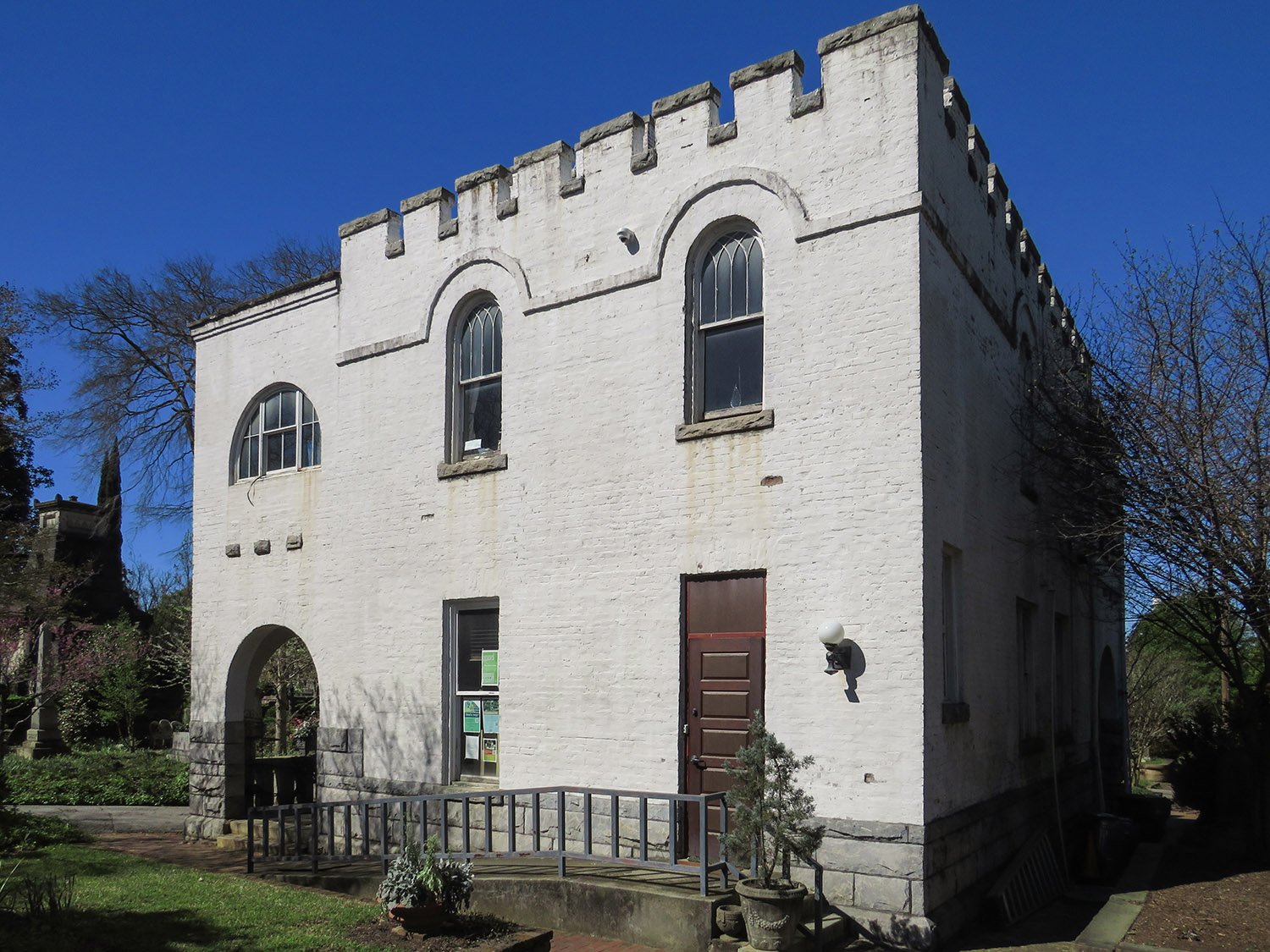 East elevation of the Public Comfort Building