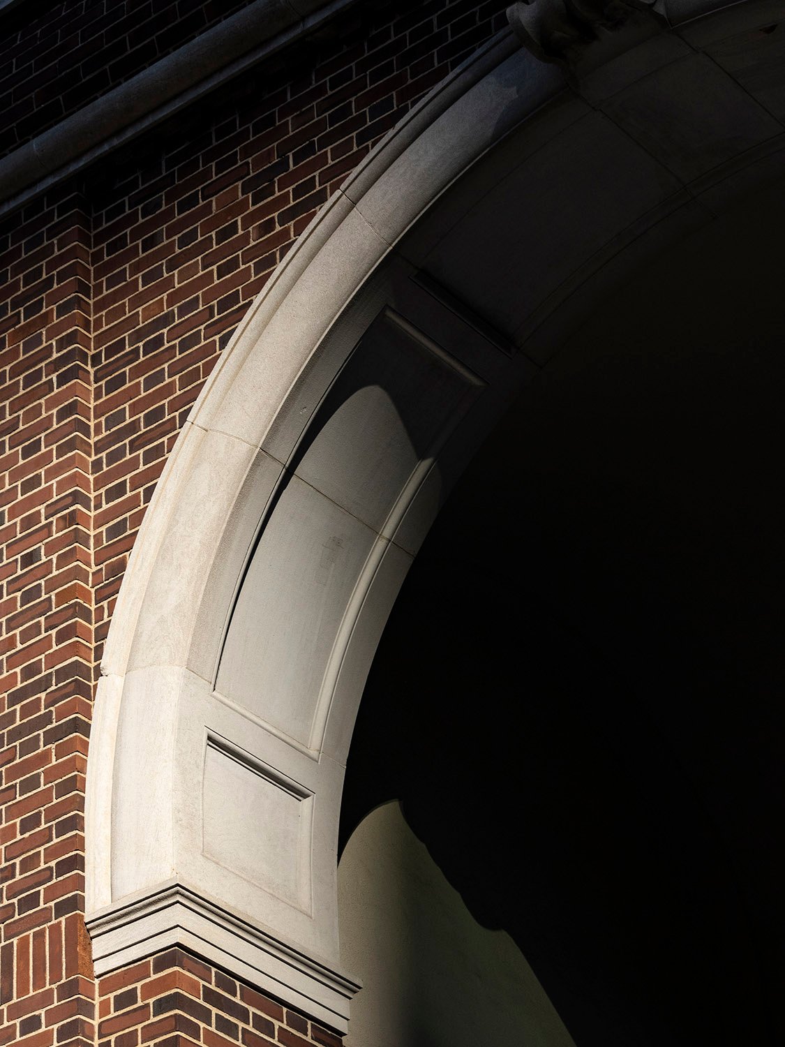 Arch soffit on the facade of the Crum & Forster Building, Atlanta