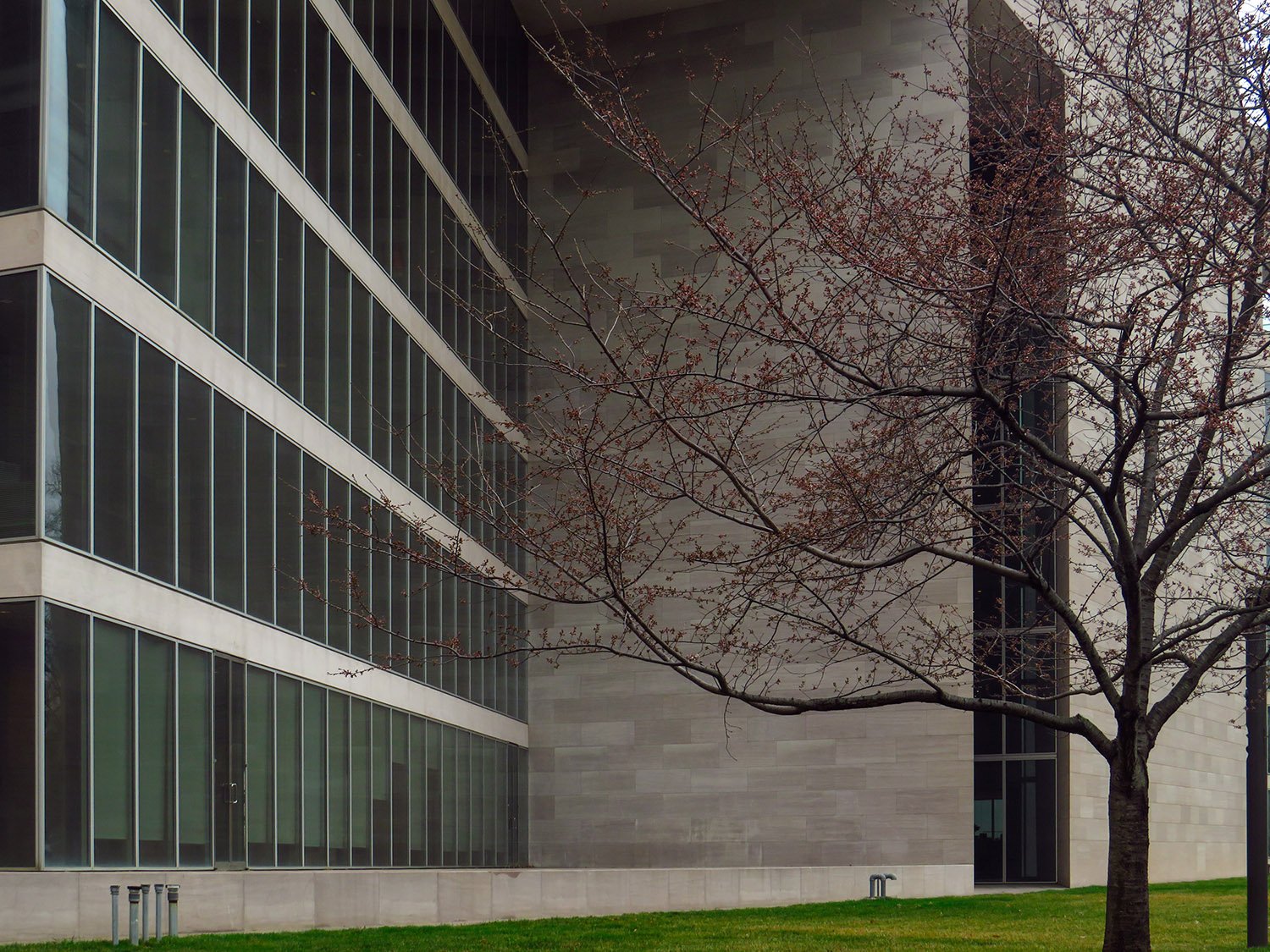 South facade of the East Building