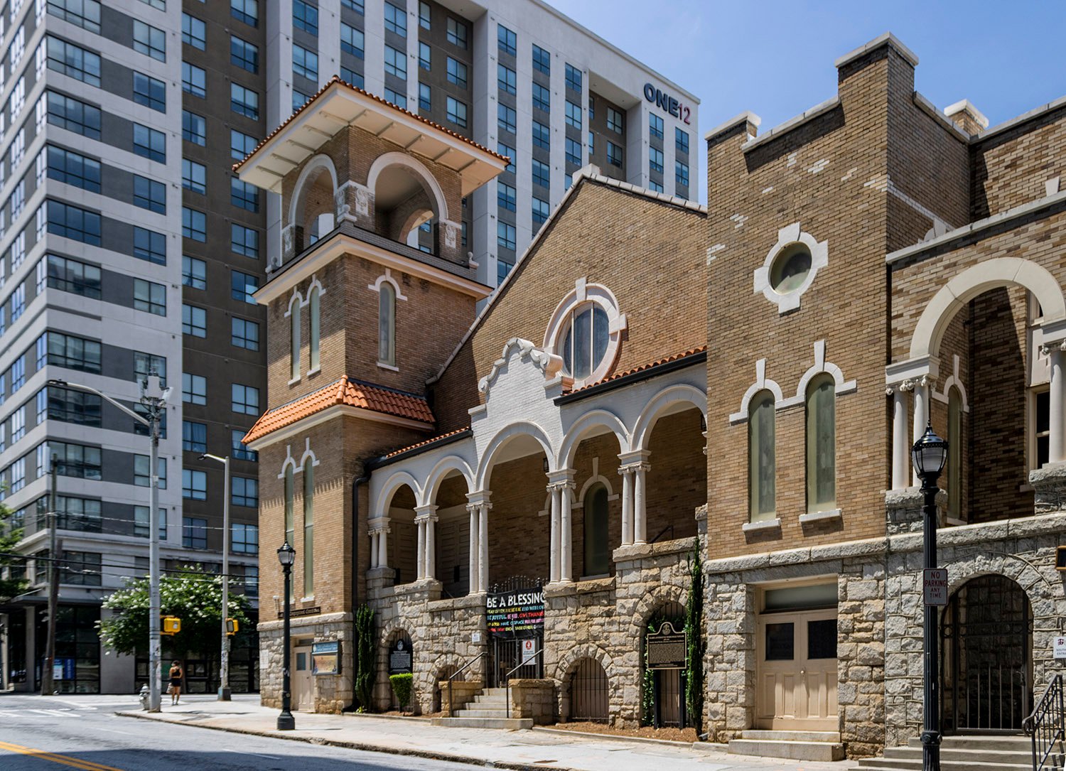 South facade of First Congregational Church, Atlanta