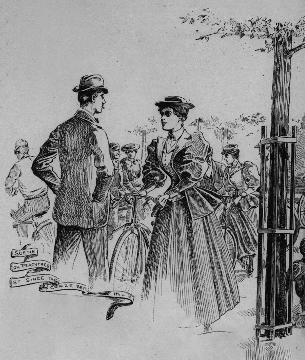 Illustration from The Looking Glass