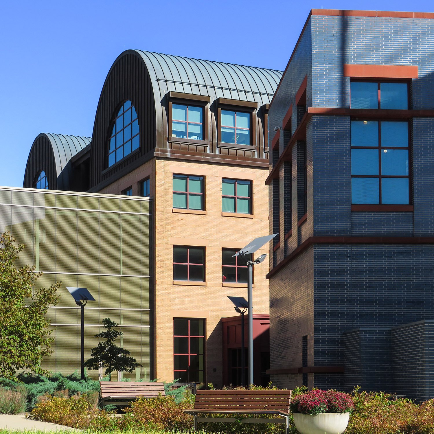 Southwest corner of NCAA Headquarters