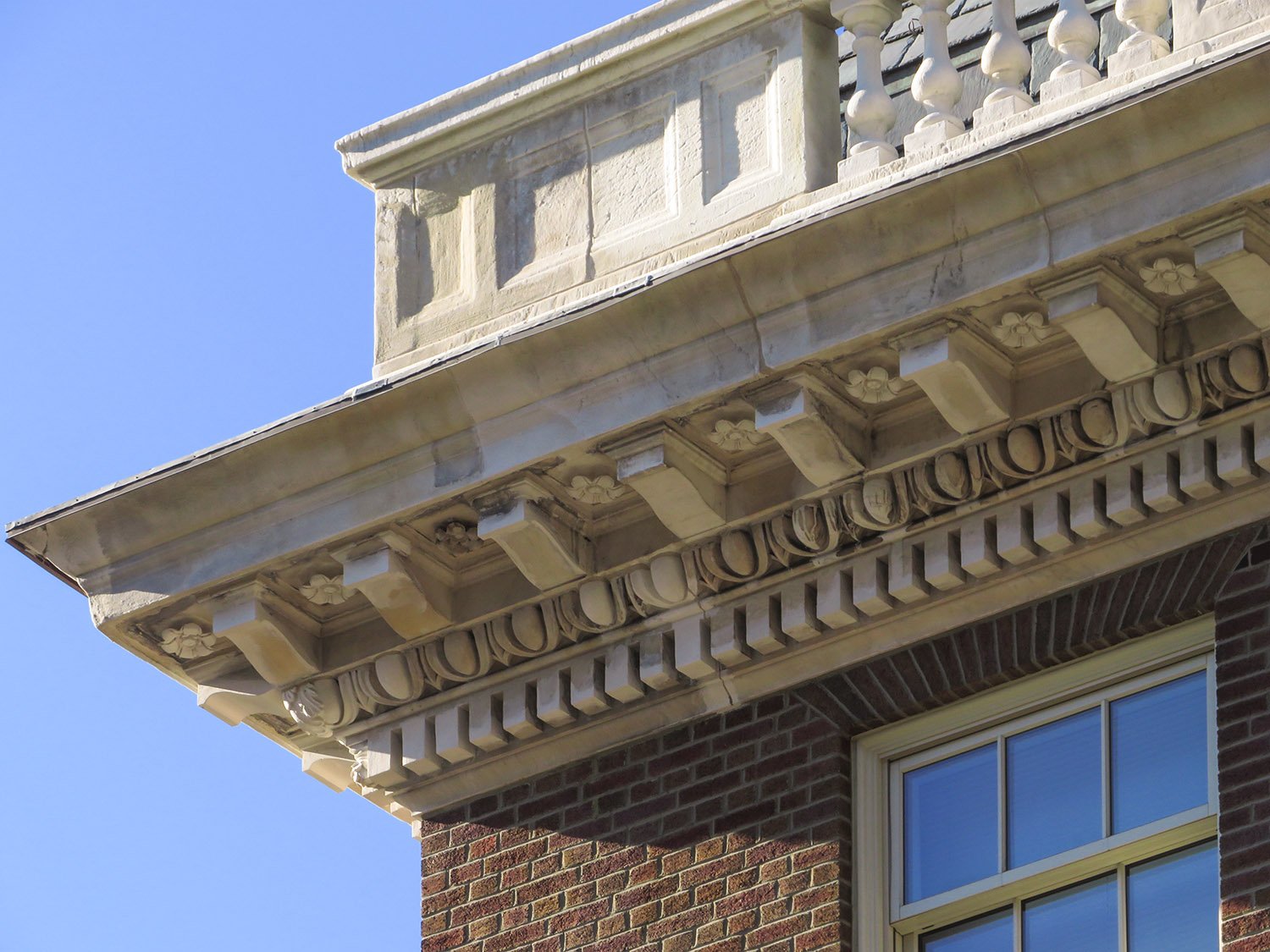 Cornice on the Percy Pyne Rivington Residence