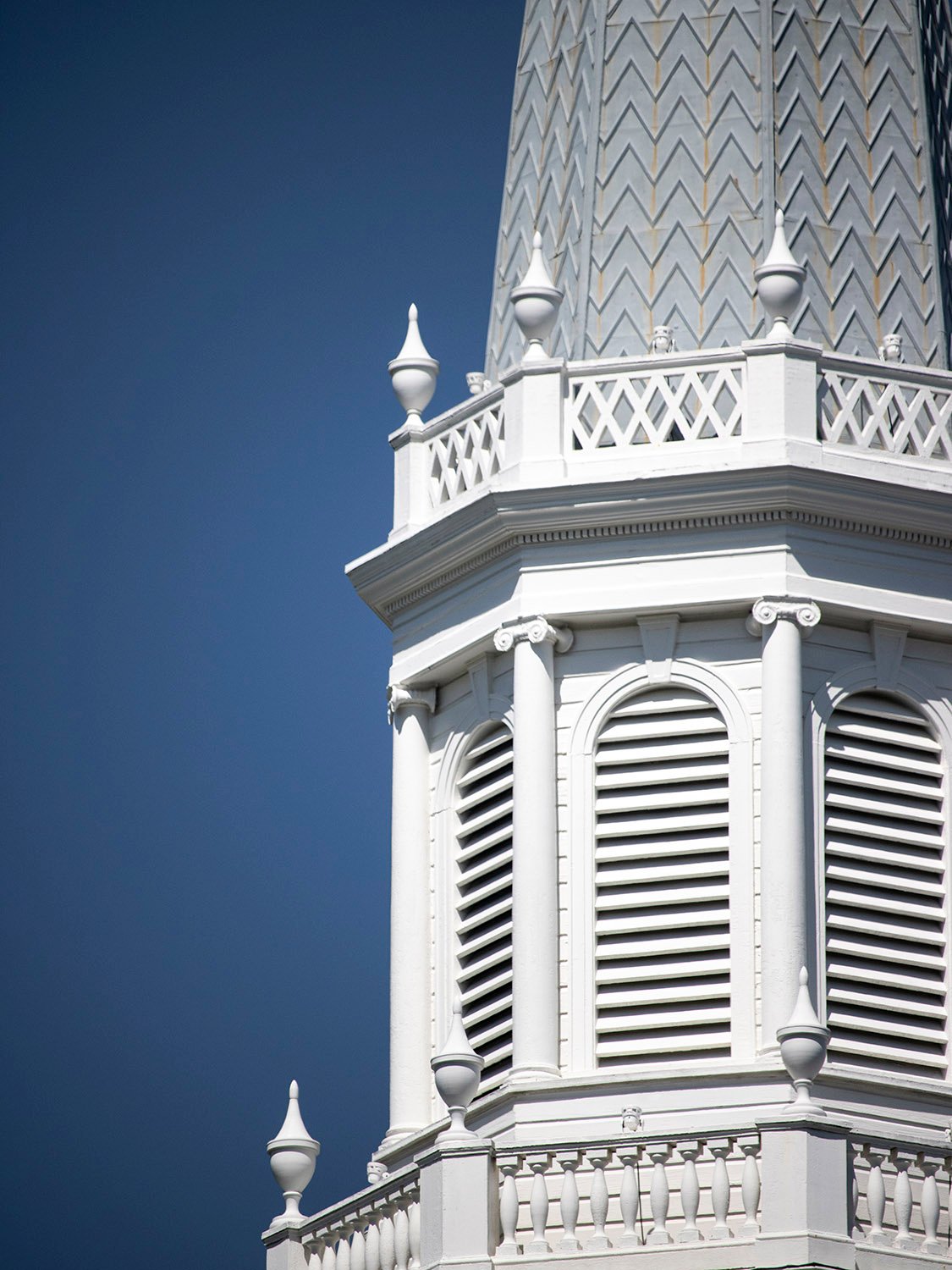 Loggia of the steeple on the Second Ponce de Leon Baptist Church