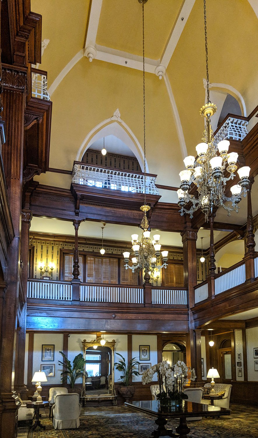 G.L. Norrman. Atrium of the Windsor Hotel (1892). Americus, Georgia.