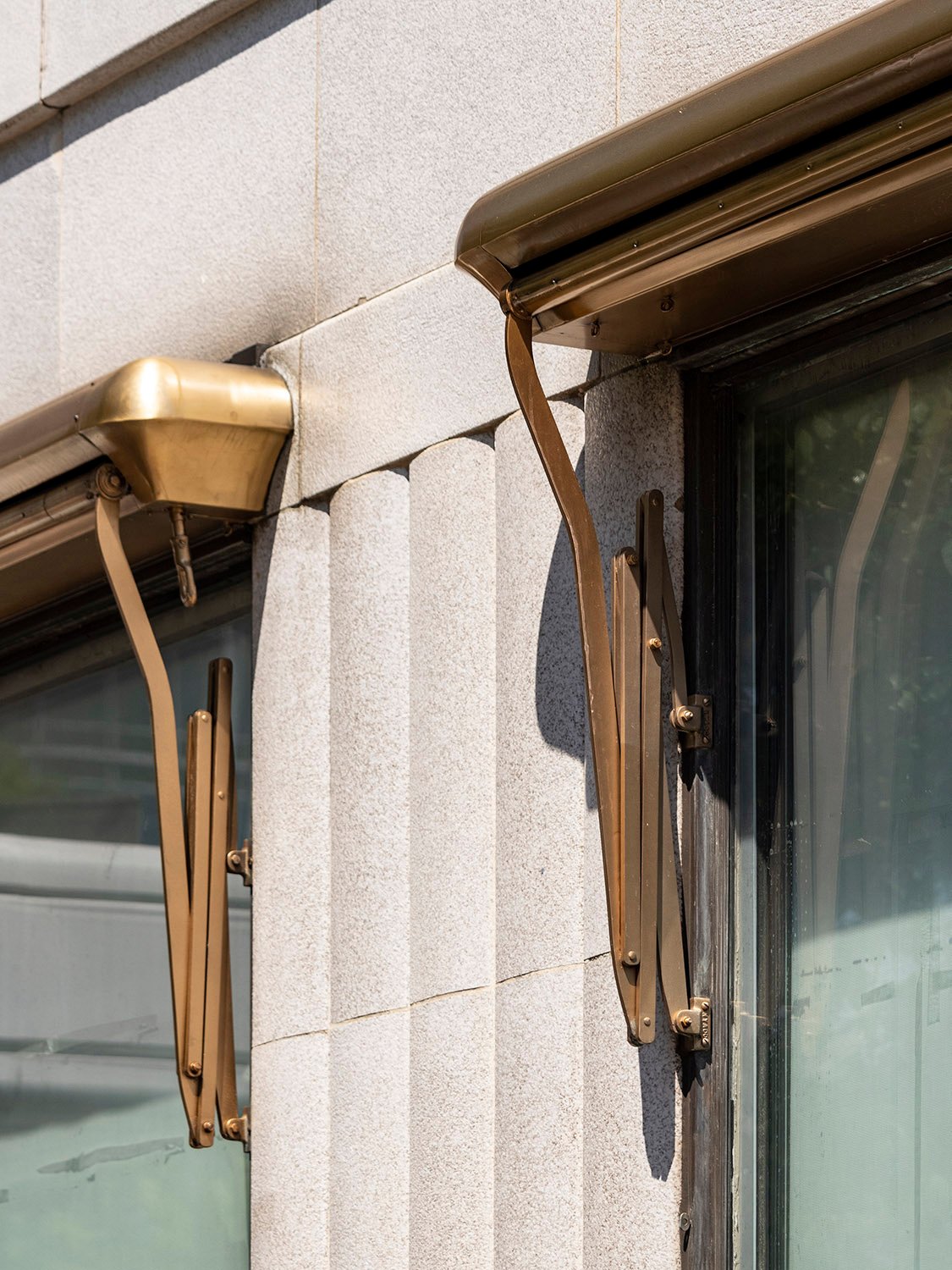 Sun shades on the first floor of S.H. Kress & Co., Birmingham, Alabama