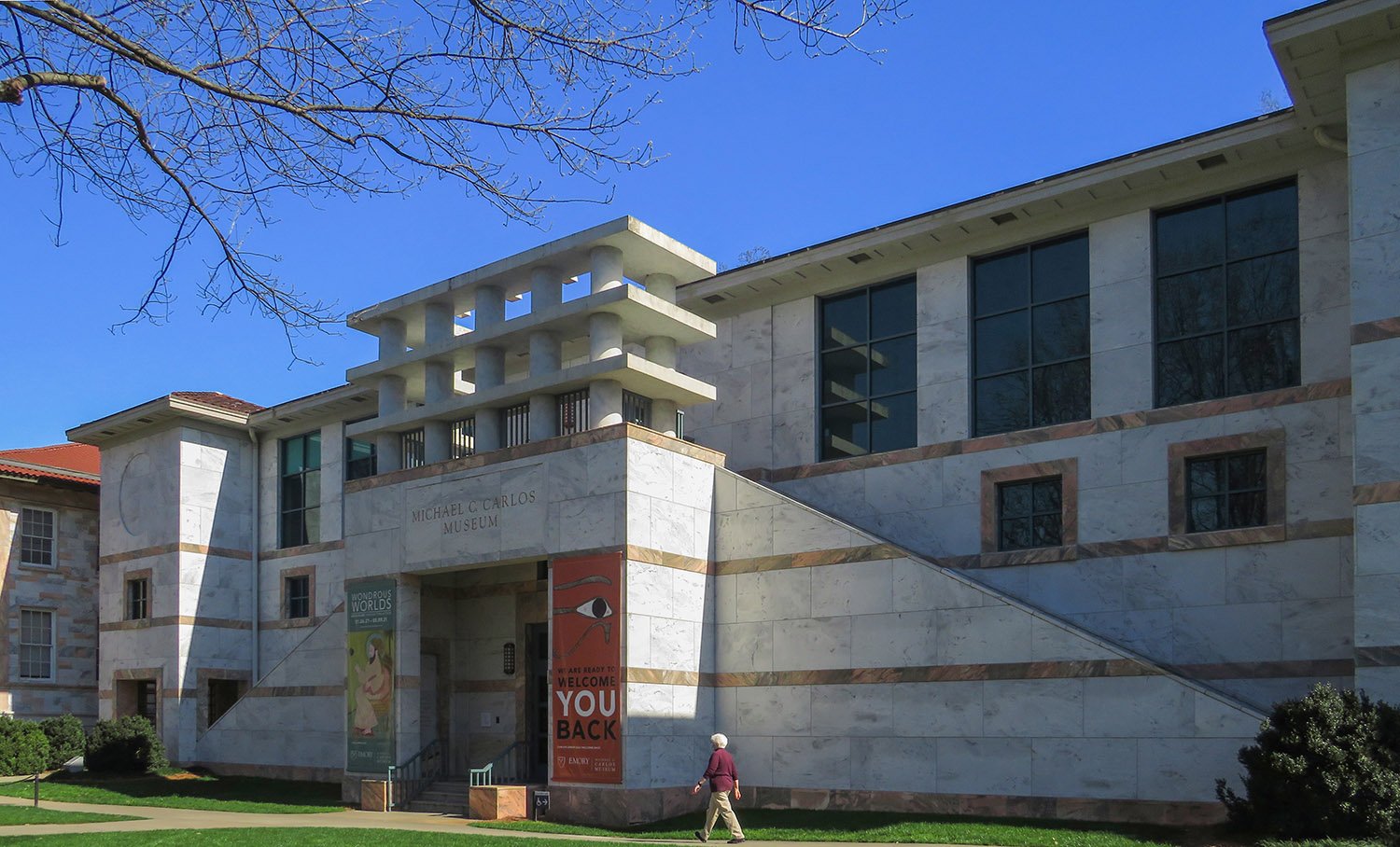 North facade of the Michael C. Carlos Museum, Atlanta