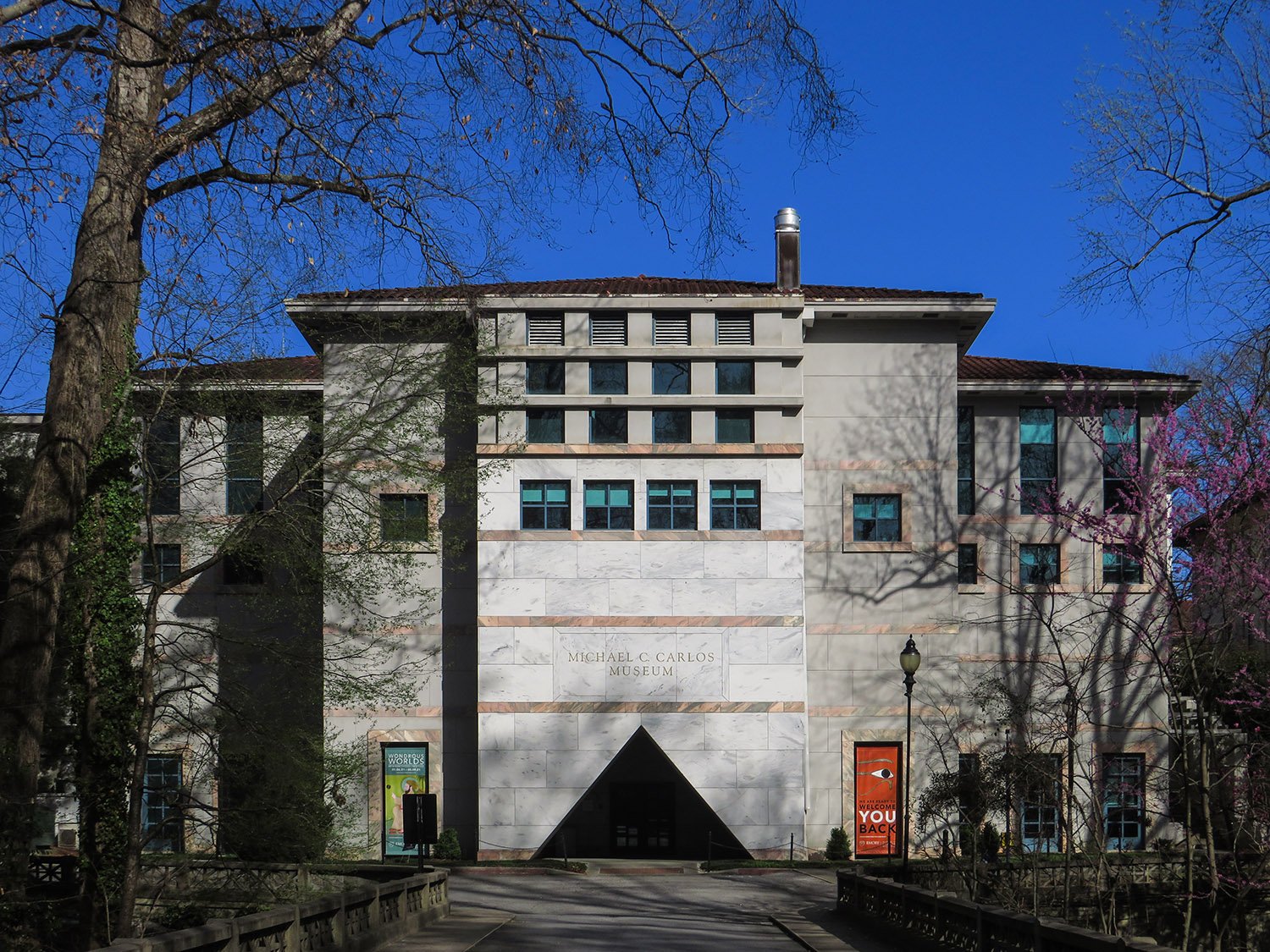 South elevation of the Michael C. Carlos Museum, Atlanta