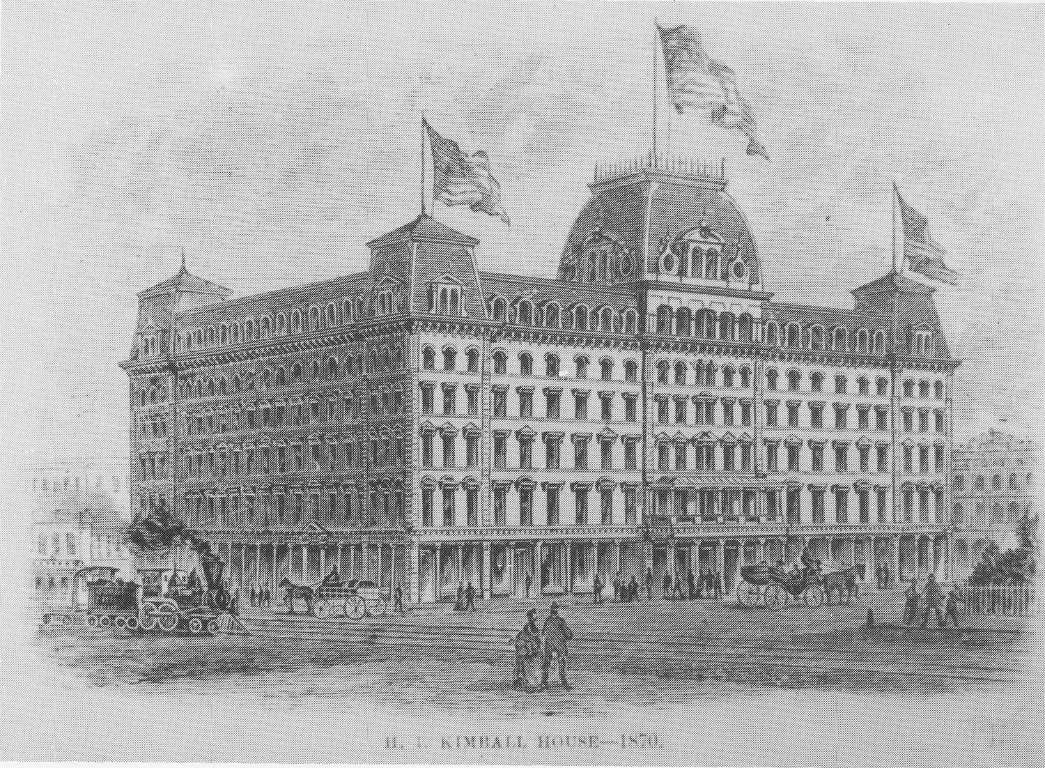 Griffith Thomas with W.H. Parkins. Kimball House Hotel (1870-1883). Atlanta.