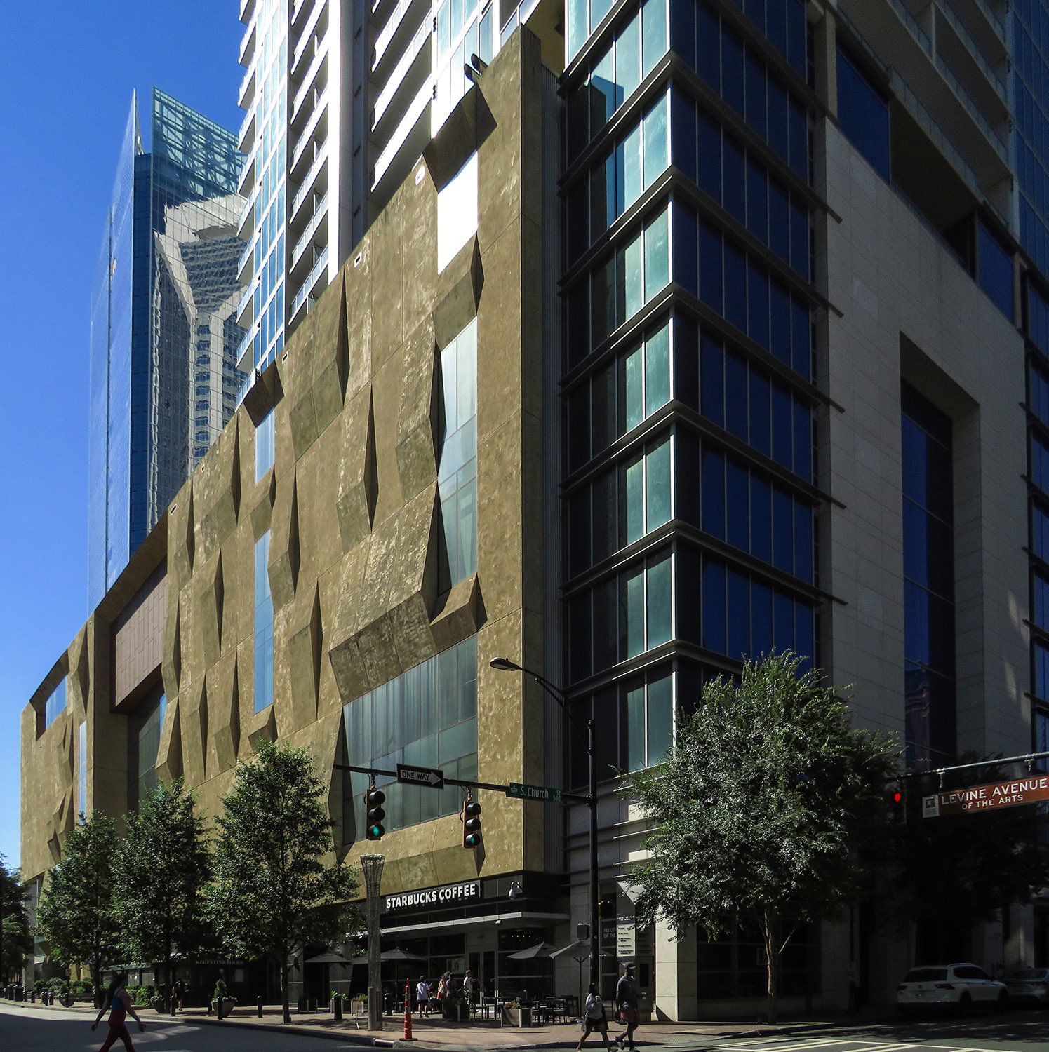 Northeast elevation of the Mint Museum Uptown, Charlotte, North Carolina