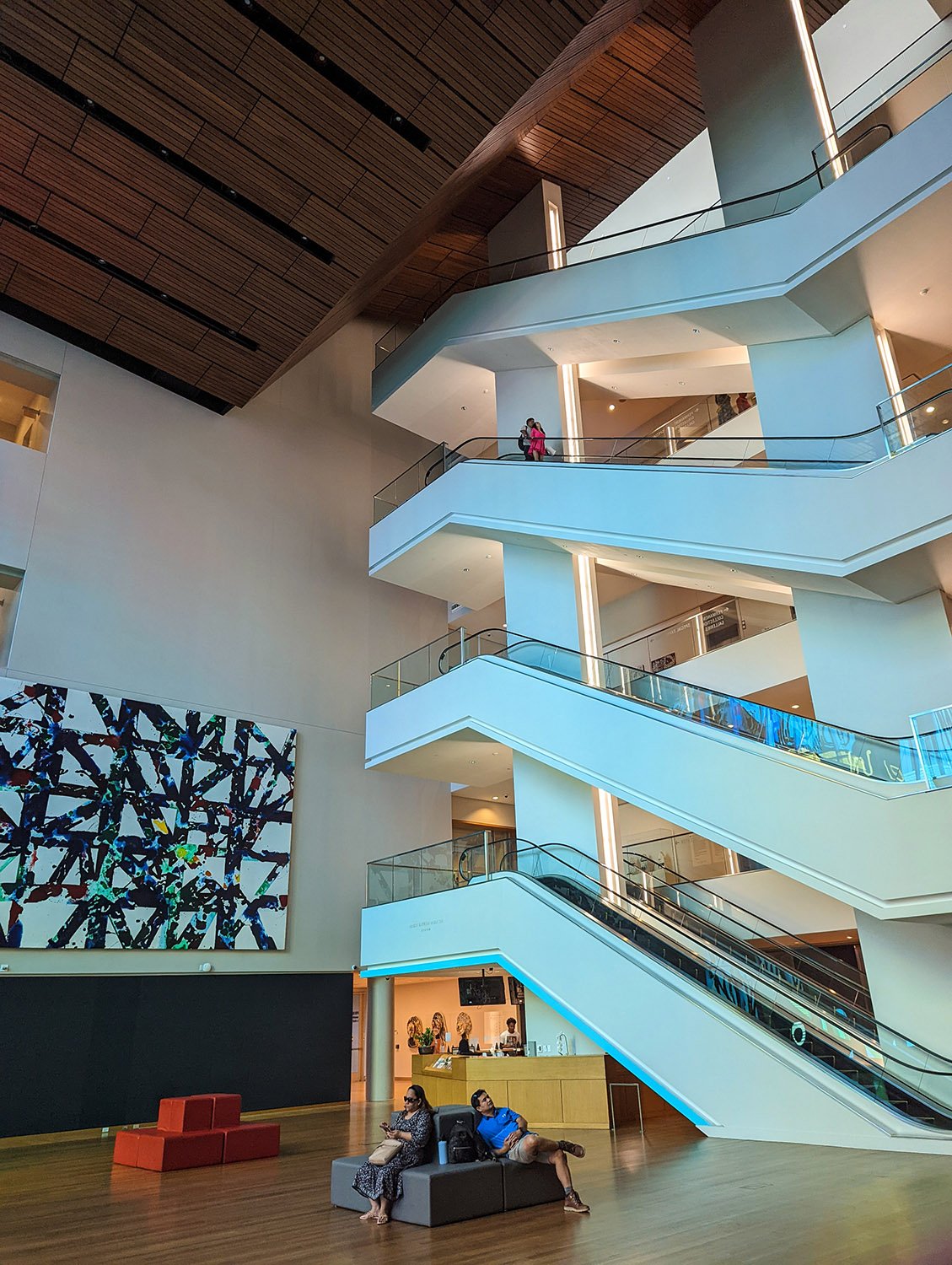 Atrium in the Mint Museum Uptown, Charlotte, North Carolina