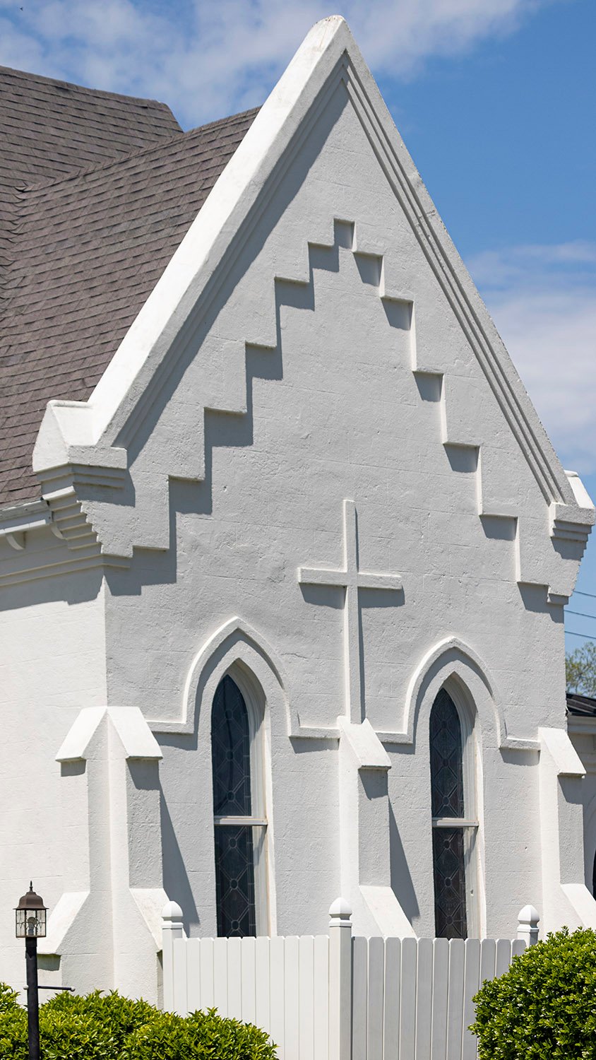 Transept on the southeast elevation of Sacred Heart Catholic Church