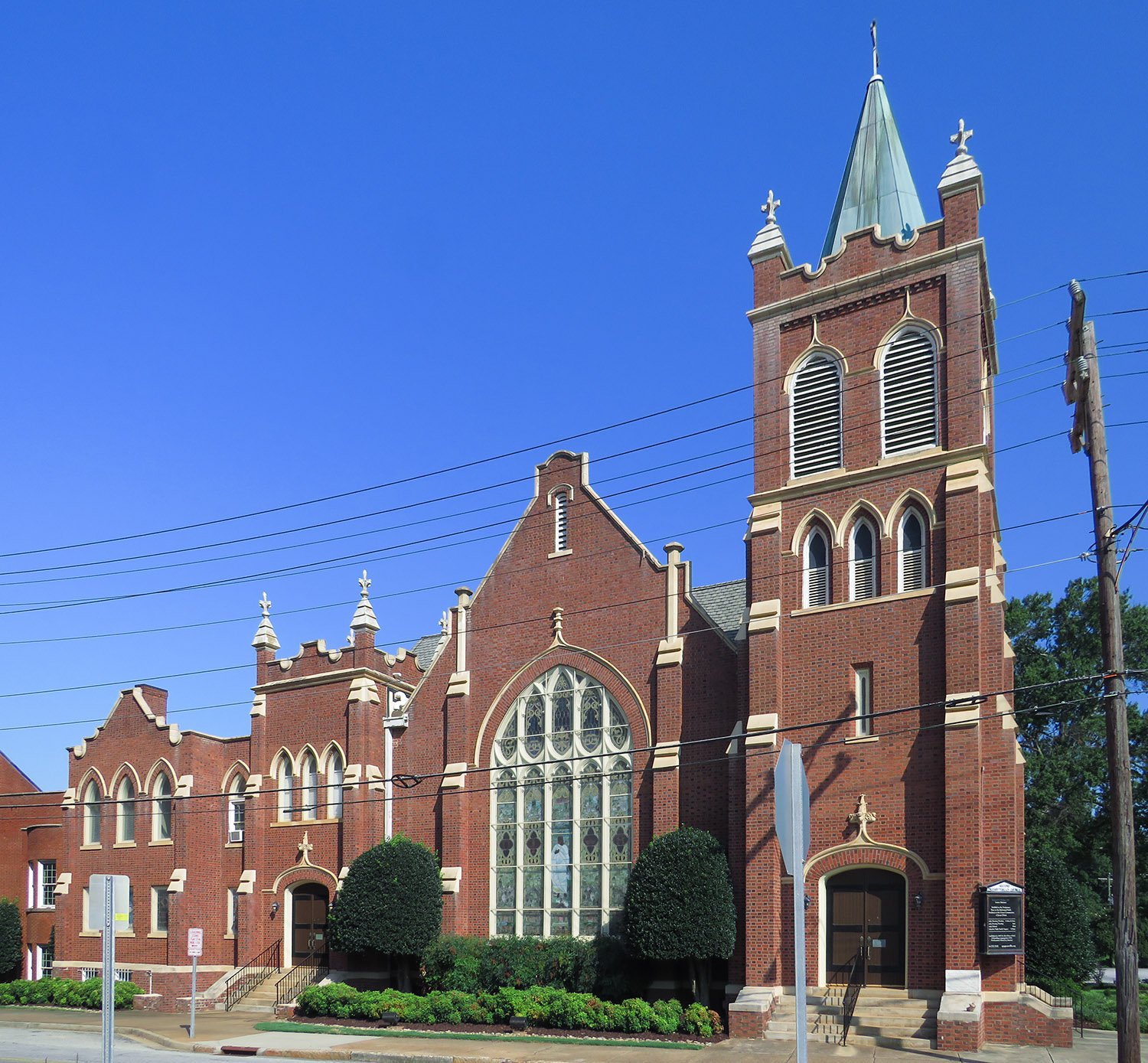 South elevation of Second Presbyterian Church