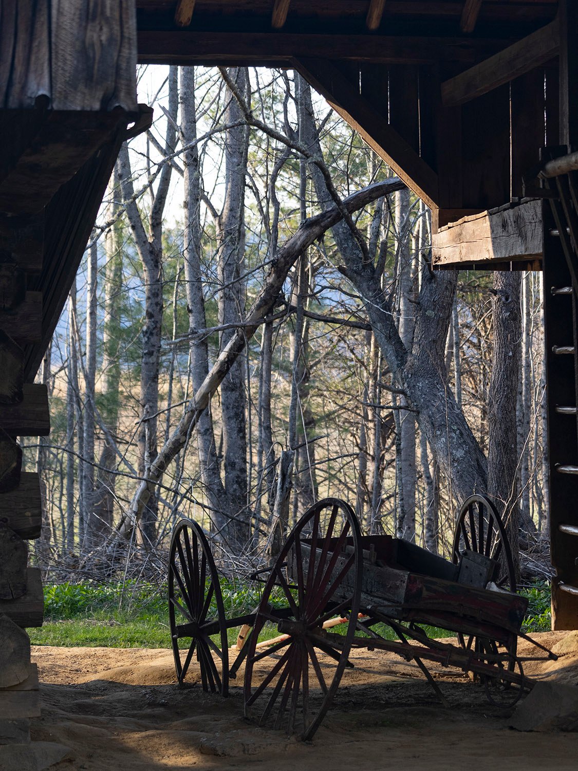 Barn at Tipton Place. Cades Cove, Tennessee.