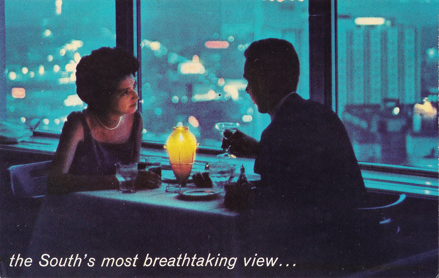 Top O' Peachtree Restaurant. Photograph from an undated postcard published by Stein Craftsmen of Atlanta