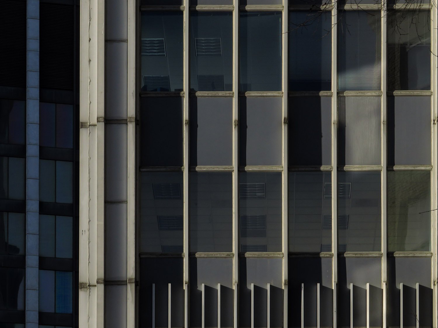 Looking at the north elevation of The Bank of Georgia (34 Peachtree)