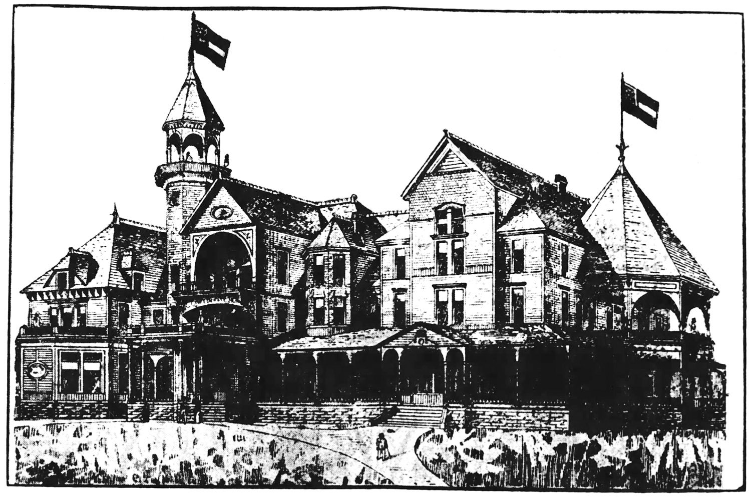 Confederate Soldiers' Home, 1901 illustration