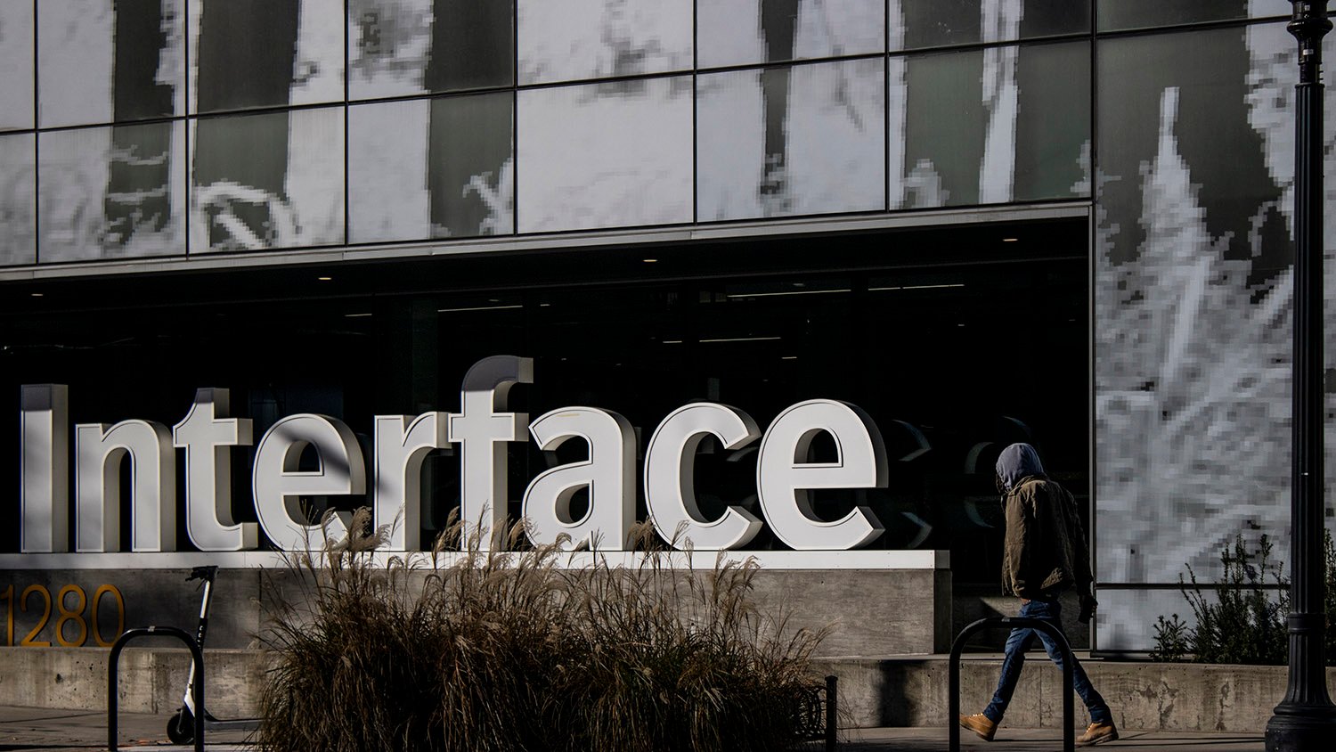 Entrance and sign at Interface Headquarters, Atlanta