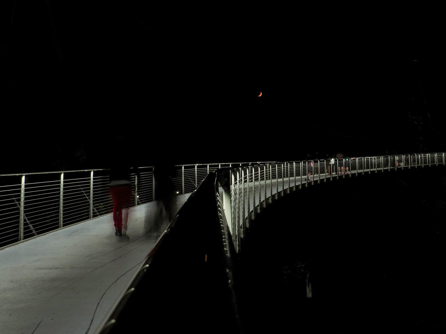 Liberty Bridge at night