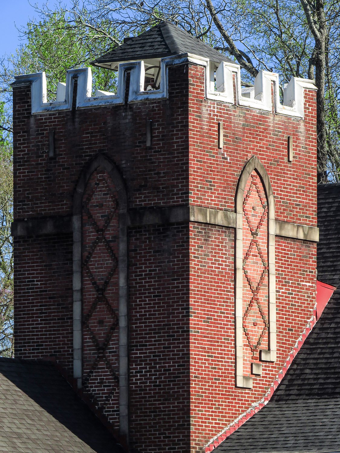 Steeple on Oakhurst Presbyterian Church, Decatur, Georgia