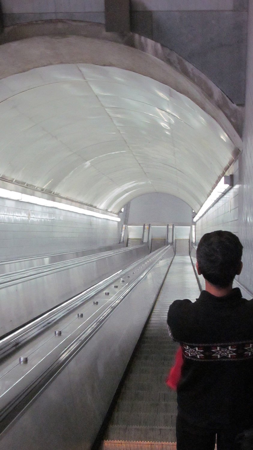 Escalator to Peachtree Center Station, Atlanta