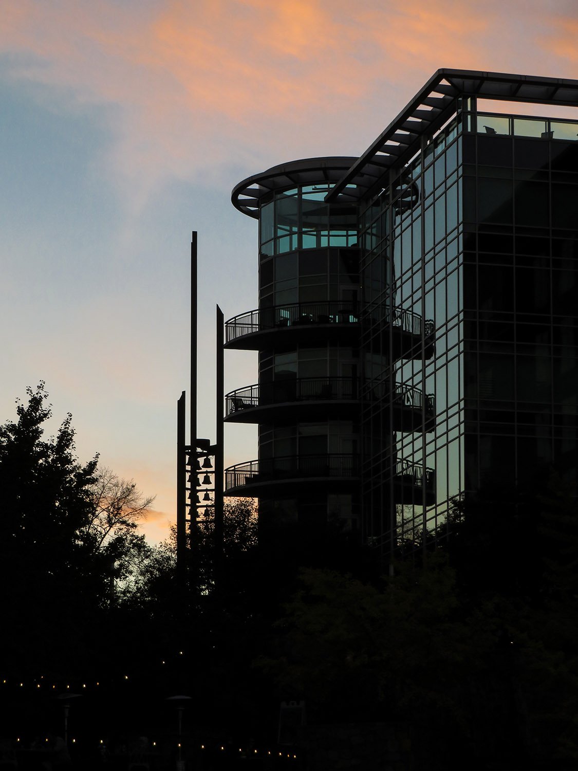 RiverPlace at dusk