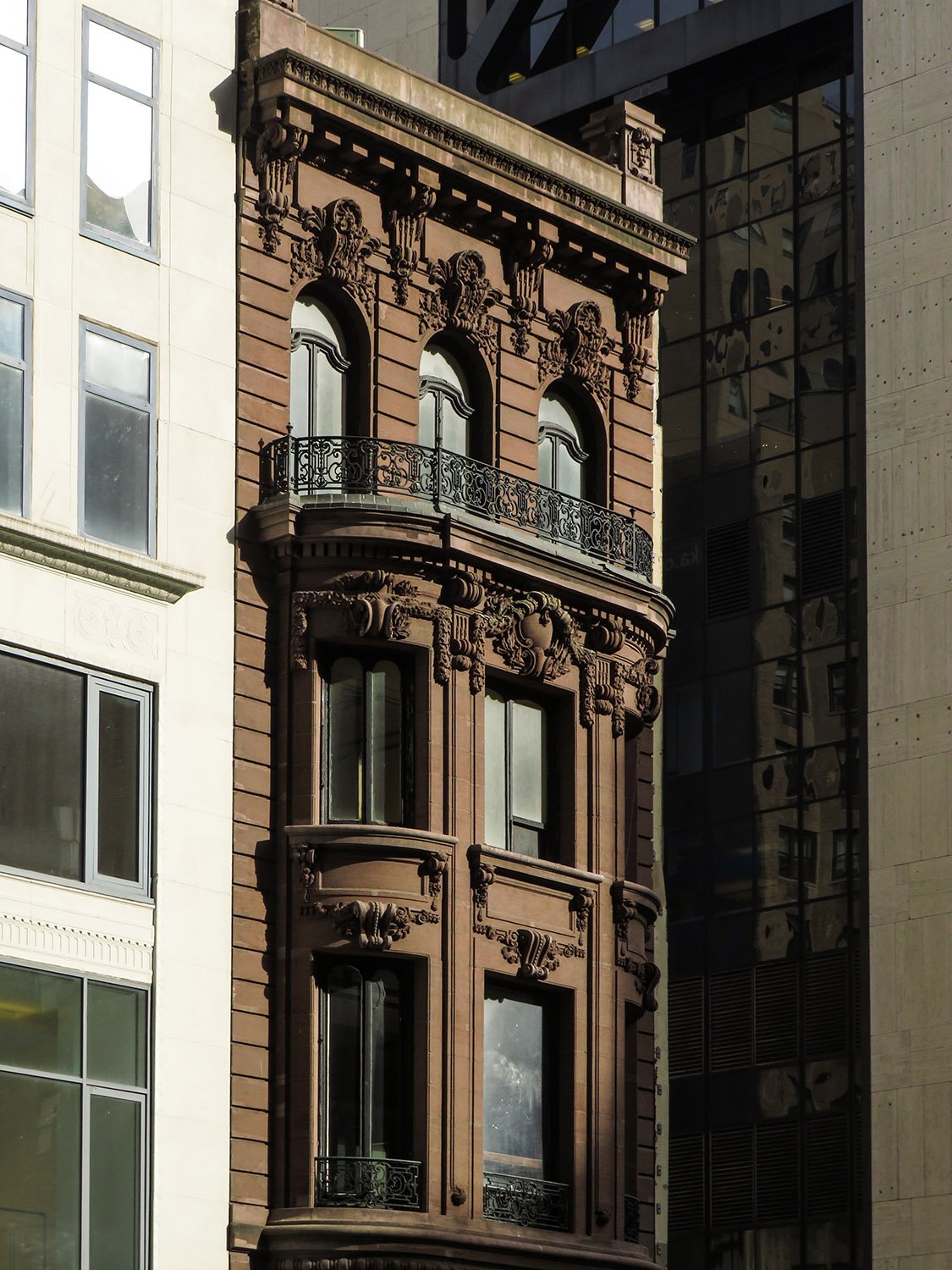 Looking at the Samuel W. Bowne Residence from the southwest