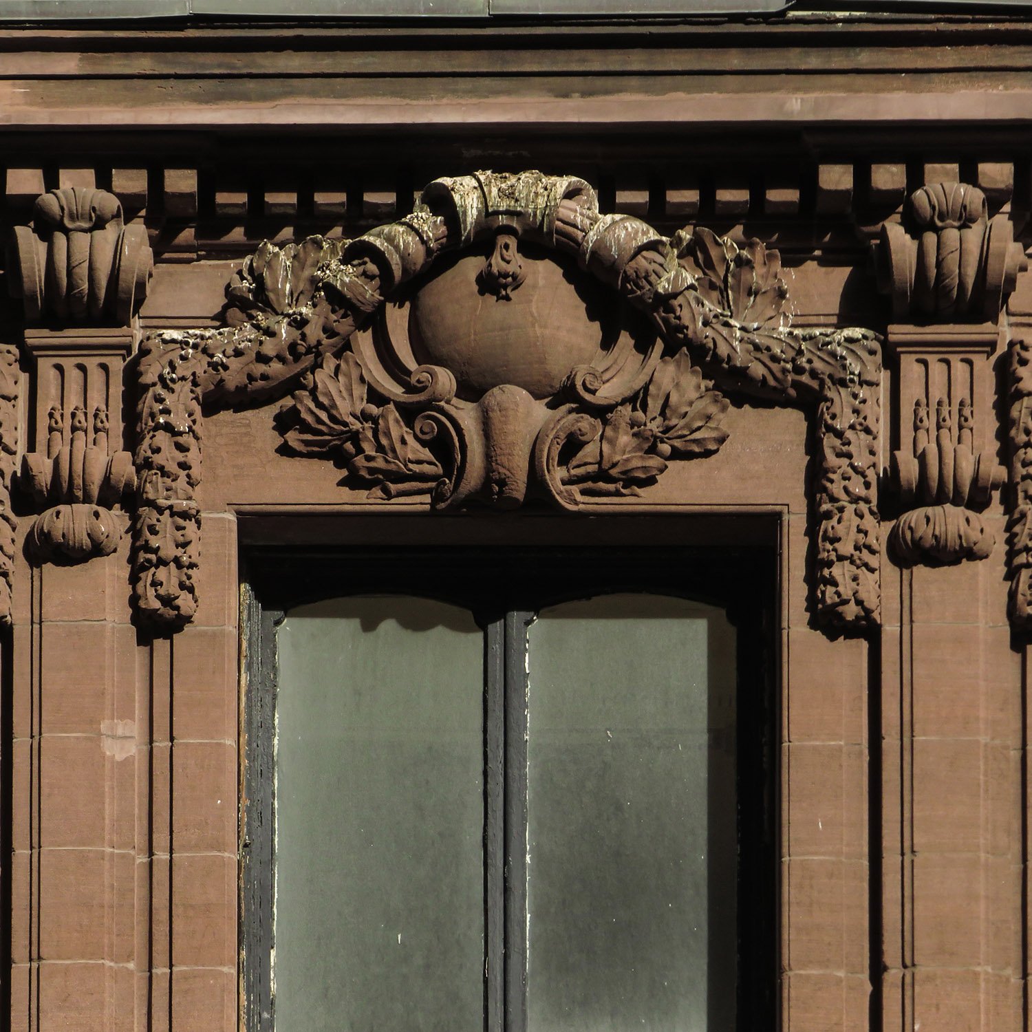 Third-floor window on the Samuel W. Bowne Residence, New York