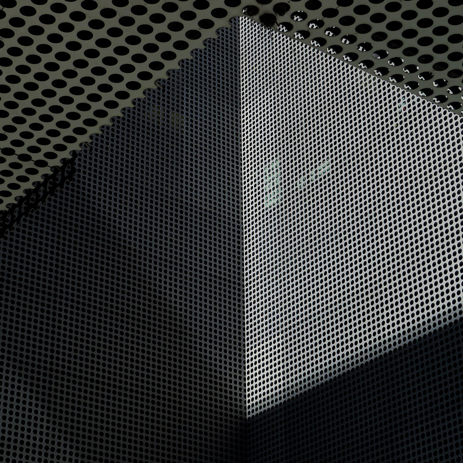 Looking up in the courtyard of the Tampa Museum of Art, Tampa