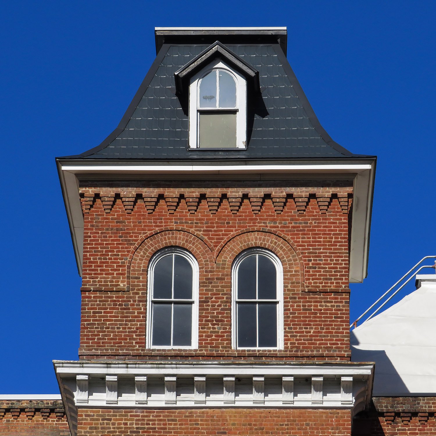 Tower and dormer on Wilson Hall, Spartanburg, South Carolina