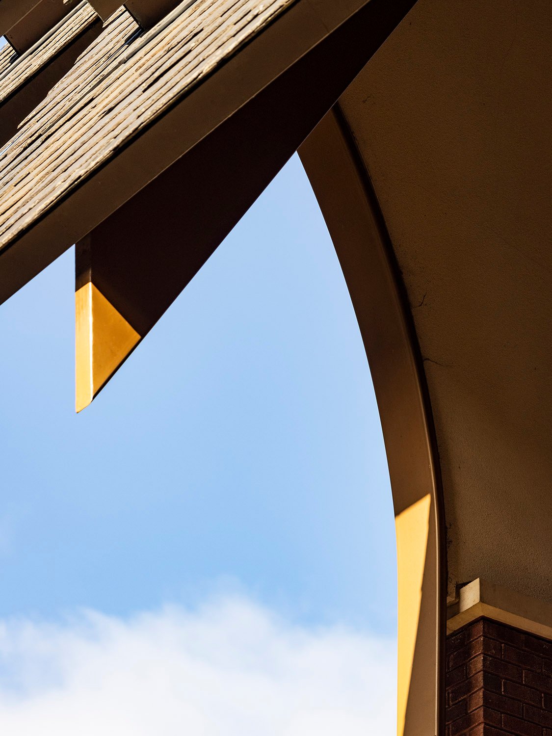 Eaves on Julia Thompson Smith Chapel, Decatur, Georgia