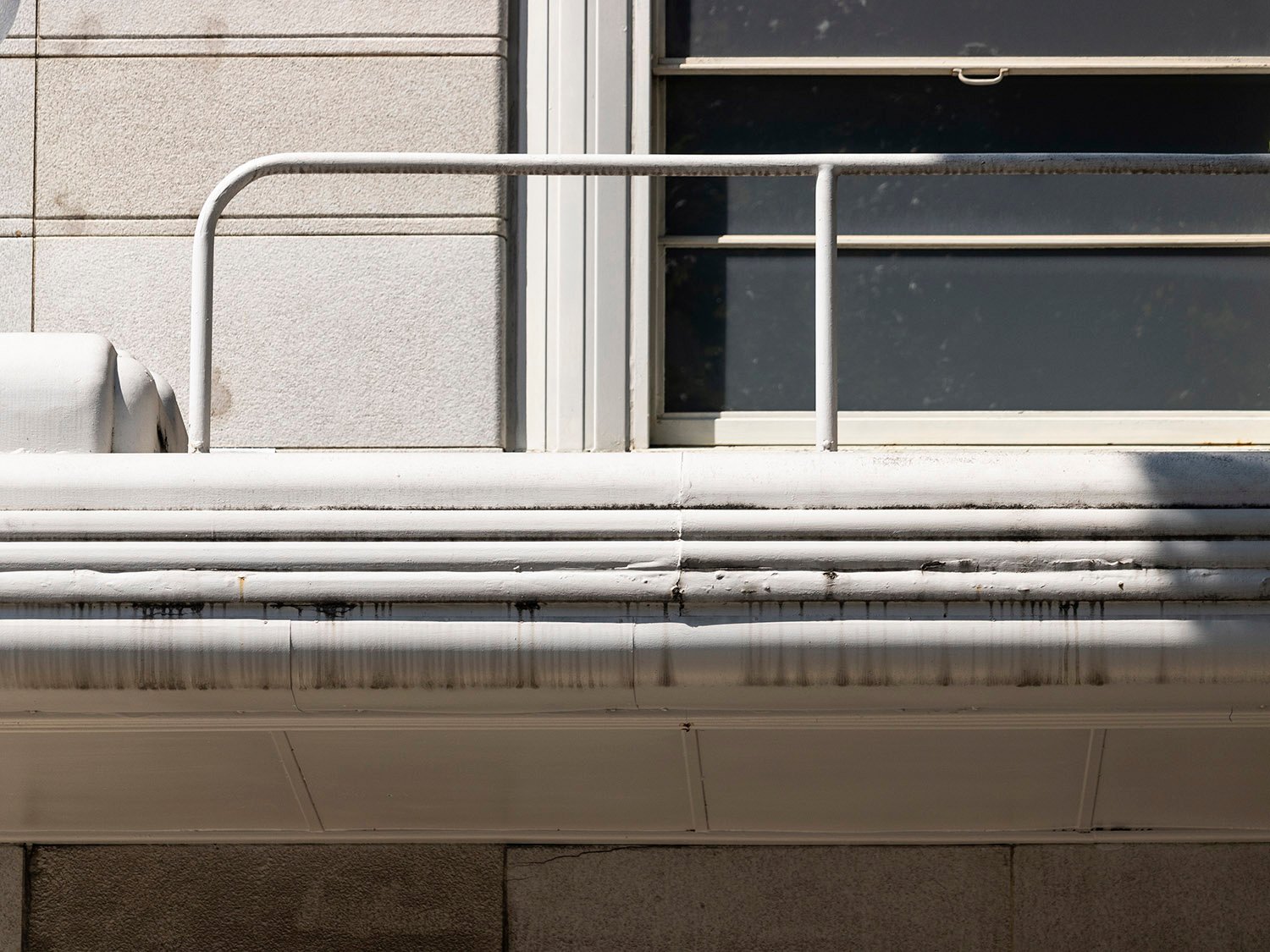 Rail and awning on the south facade of S.H. Kress & Co., Birmingham, Alabama