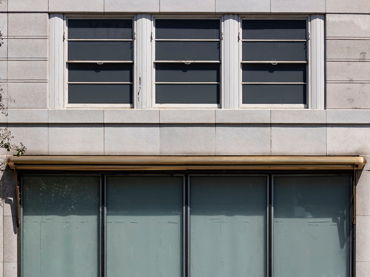 First-floor and second-floor windows on S.H. Kress & Co., Birmingham, Alabama