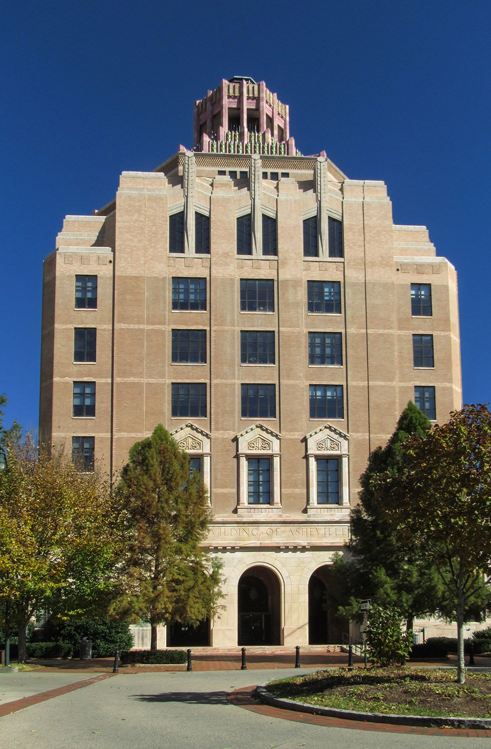 Douglas Ellington. City Building (1928). Asheville, North Carolina.