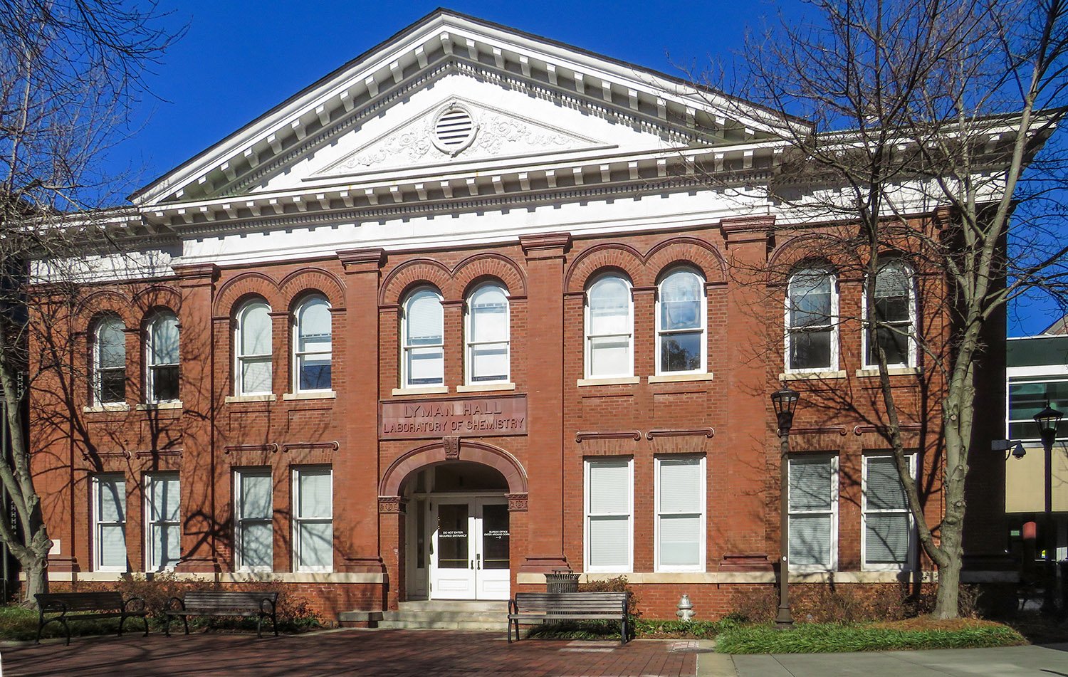 W.F. Denny and Eugene C. Wachendorff. Lyman Hall Laboratory of Chemistry (1906). Georgia Institute of Technology, Atlanta.