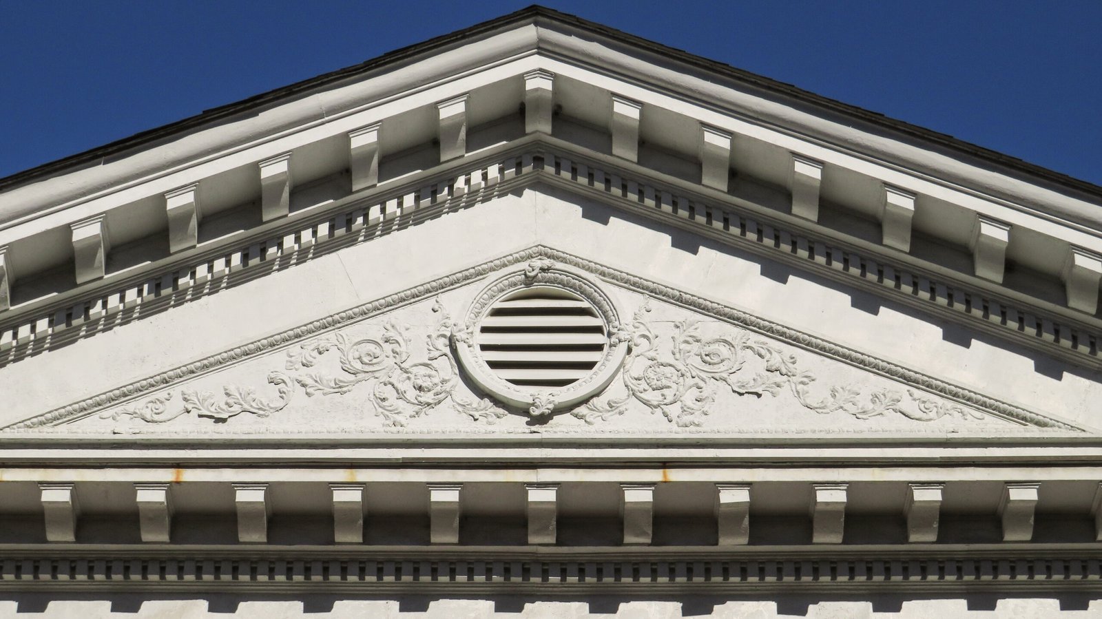 Pediment on the Lyman Hall Laboratory of Chemistry, Atlanta