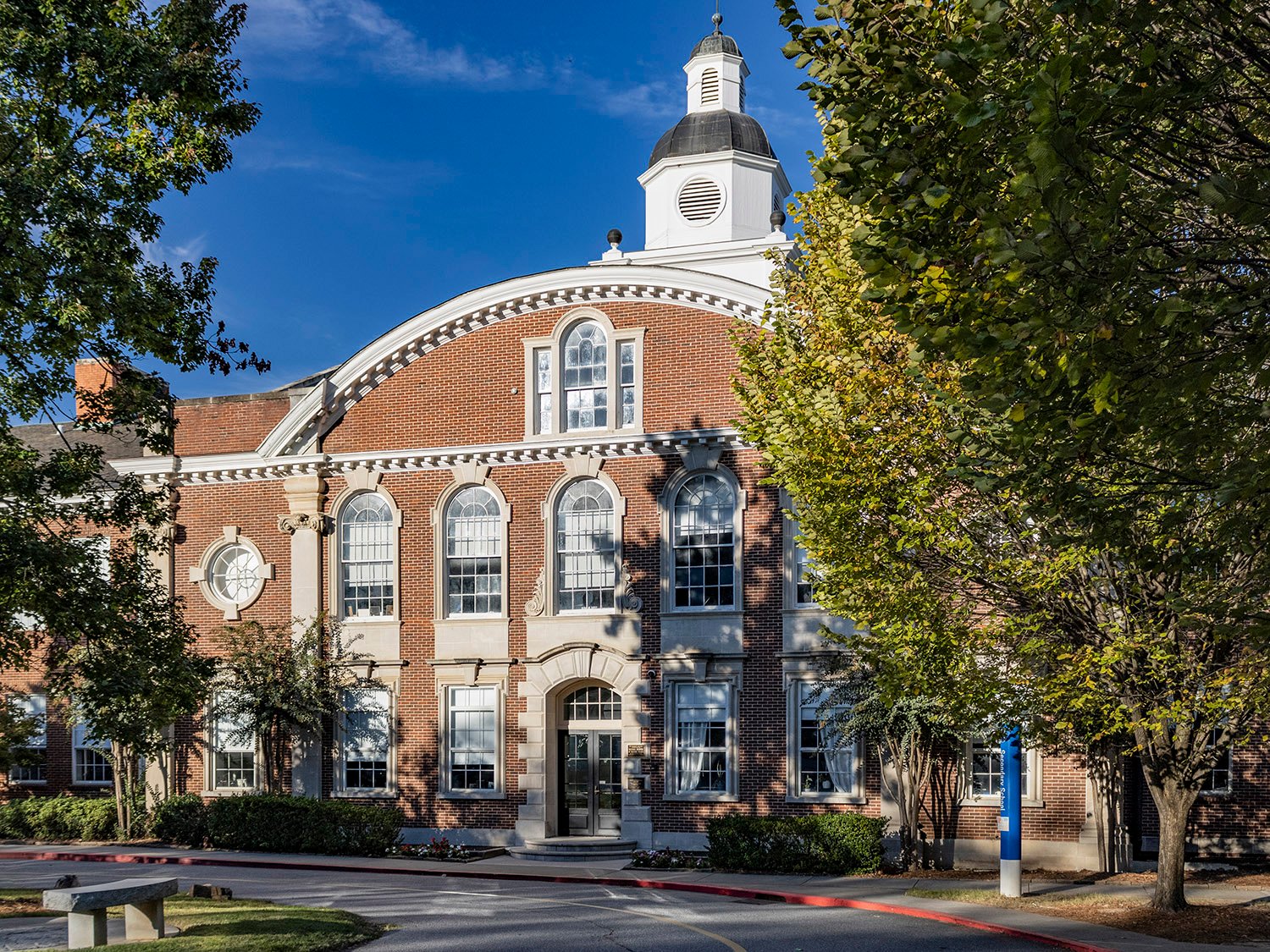 Philip T. Shutze of Hentz, Adler & Shutze. North Fulton High School (1930). Garden Hills, Buckhead, Atlanta.