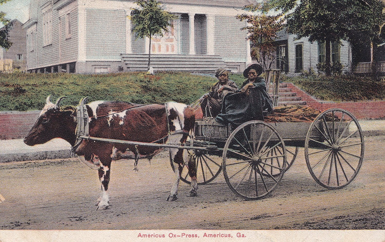 Postcard view of St. Mary's Catholic Church (1892), Americus, Georgia