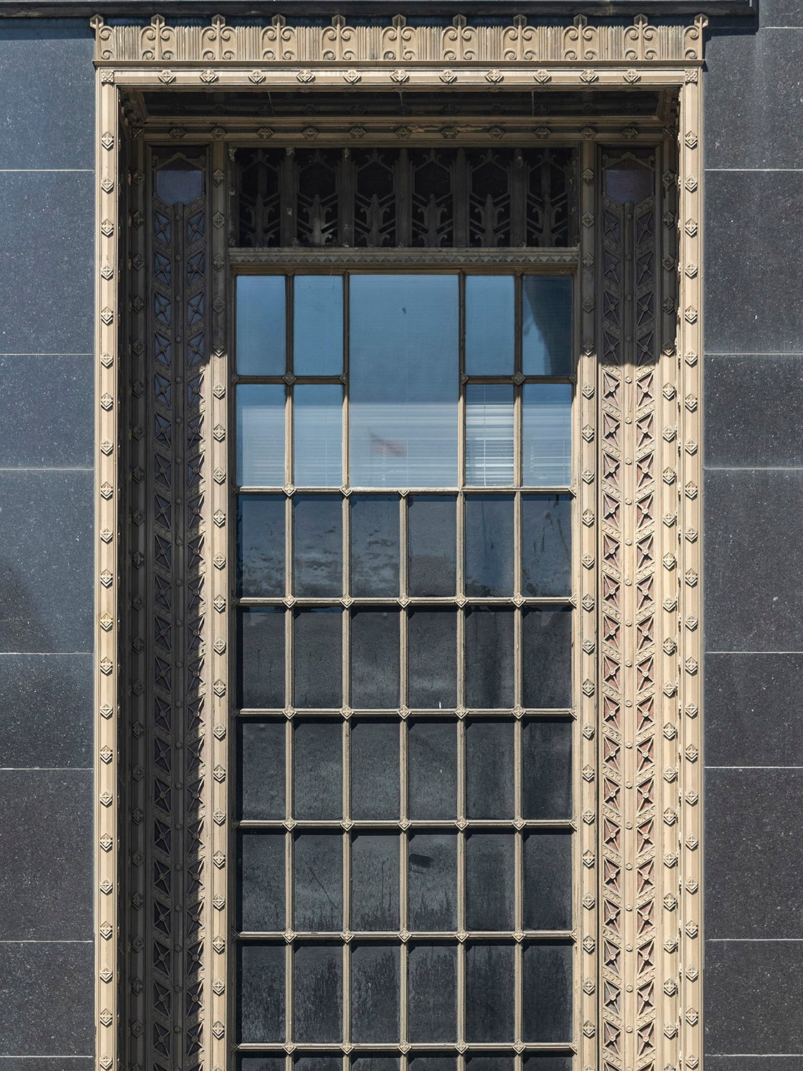 Entrance portal on the facade of Suburban Station, Philadelphia