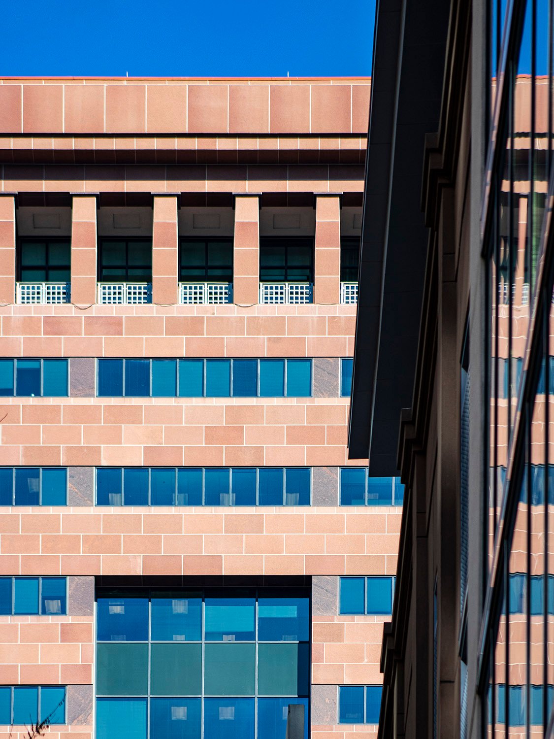 Facade of Ten Peachtree Place, Atlanta