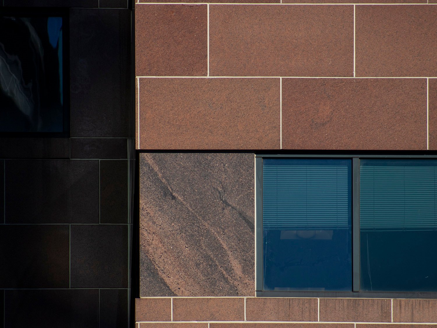 Windows and granite panels on Ten Peachtree Place, Atlanta