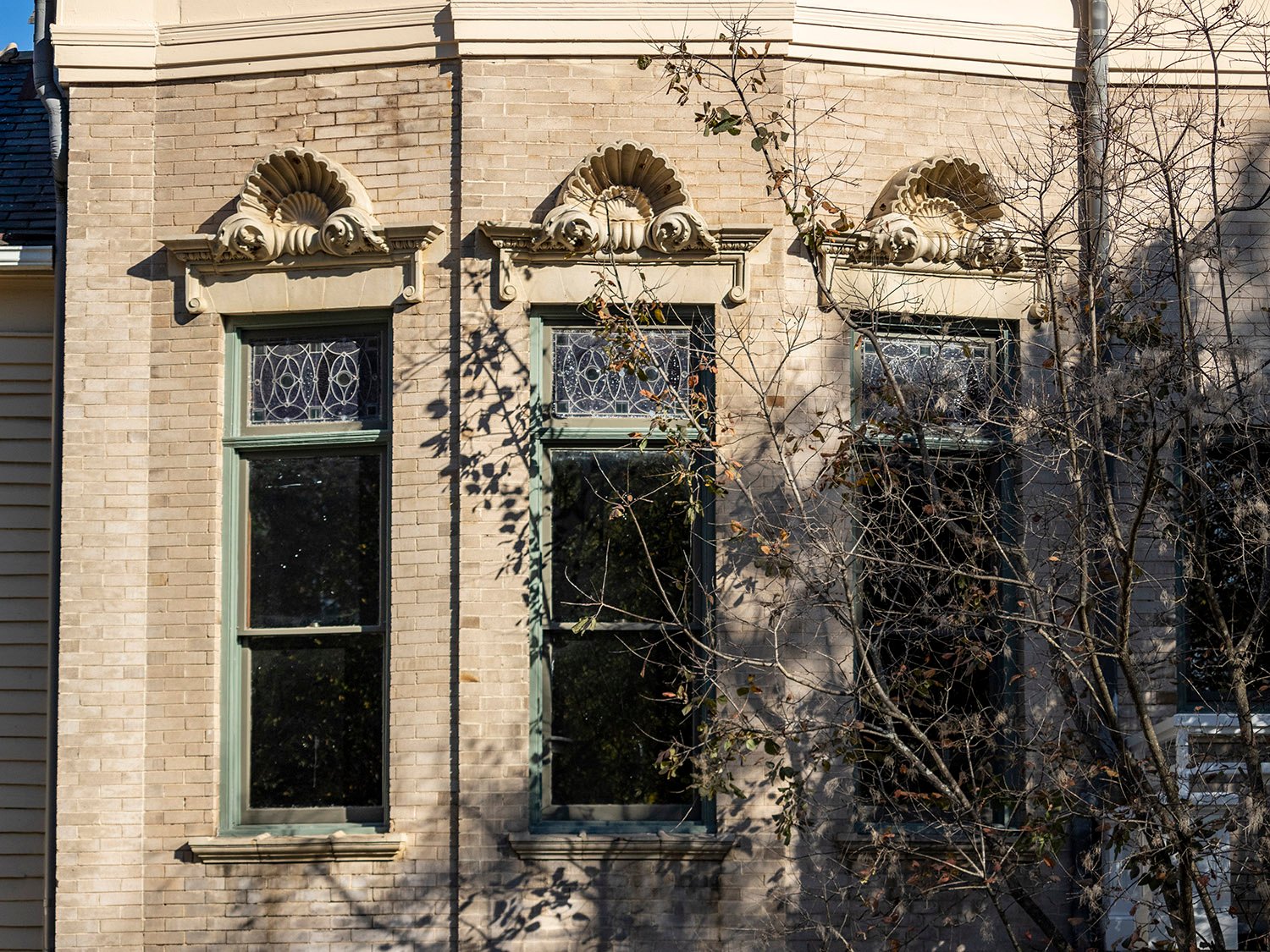 Bay window on the south elevation of the V.H. Kriegshaber Residence, Atlanta