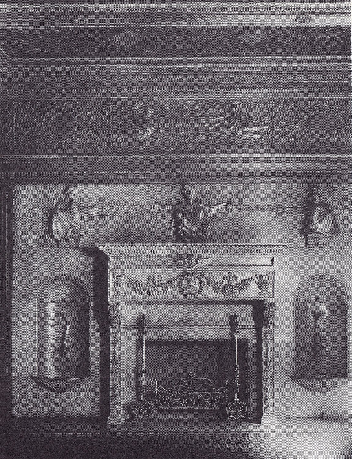 Mantel in Dining Room, Henry Villard Residence at the Villard Houses, New York