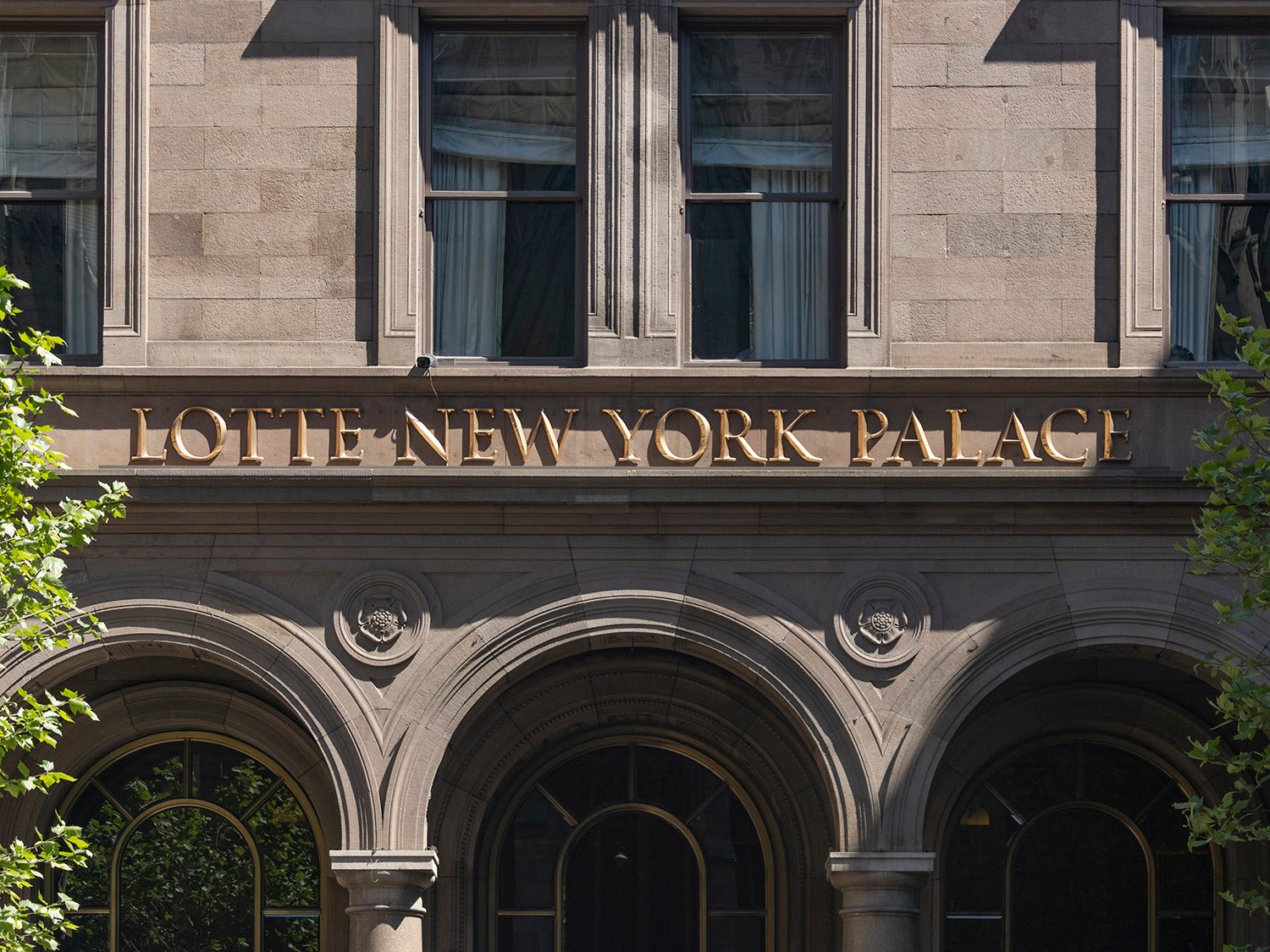 Main entrance to the Villard Houses, New York