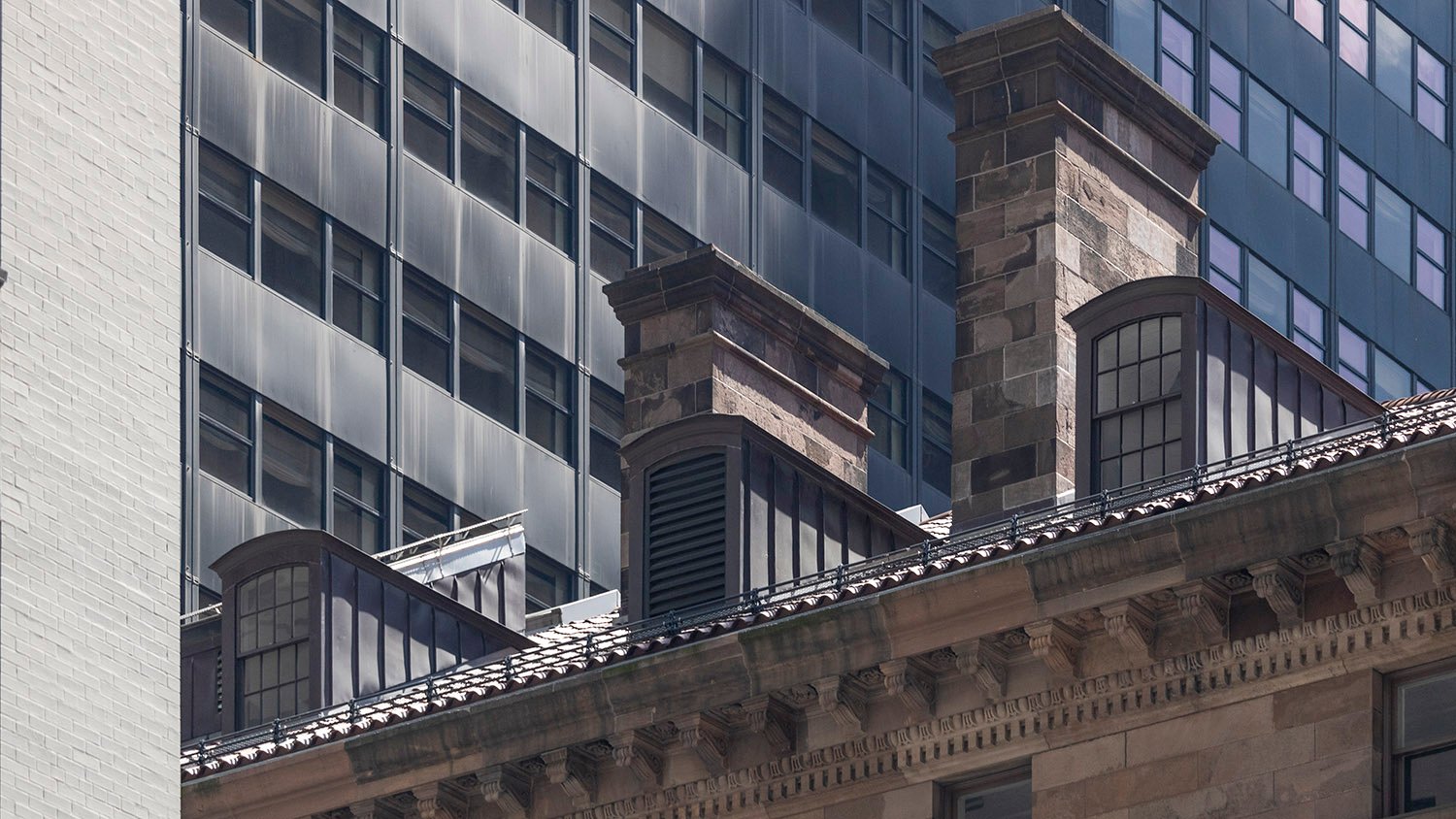 Dormers on the north wing of the Villard Houses, New York
