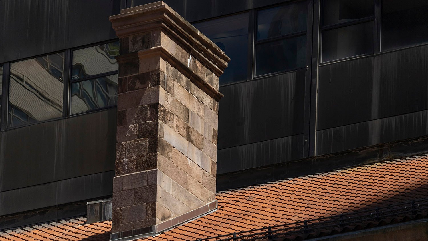 Chimney on the Villard Houses, New York