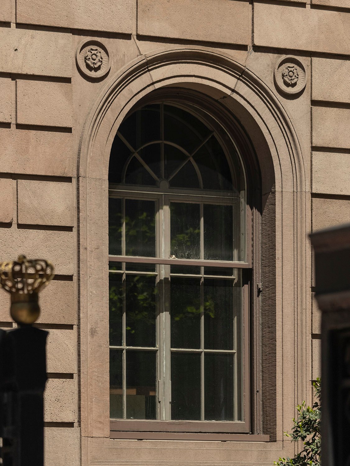 First-floor window on the north wing of the Villard Houses, New York