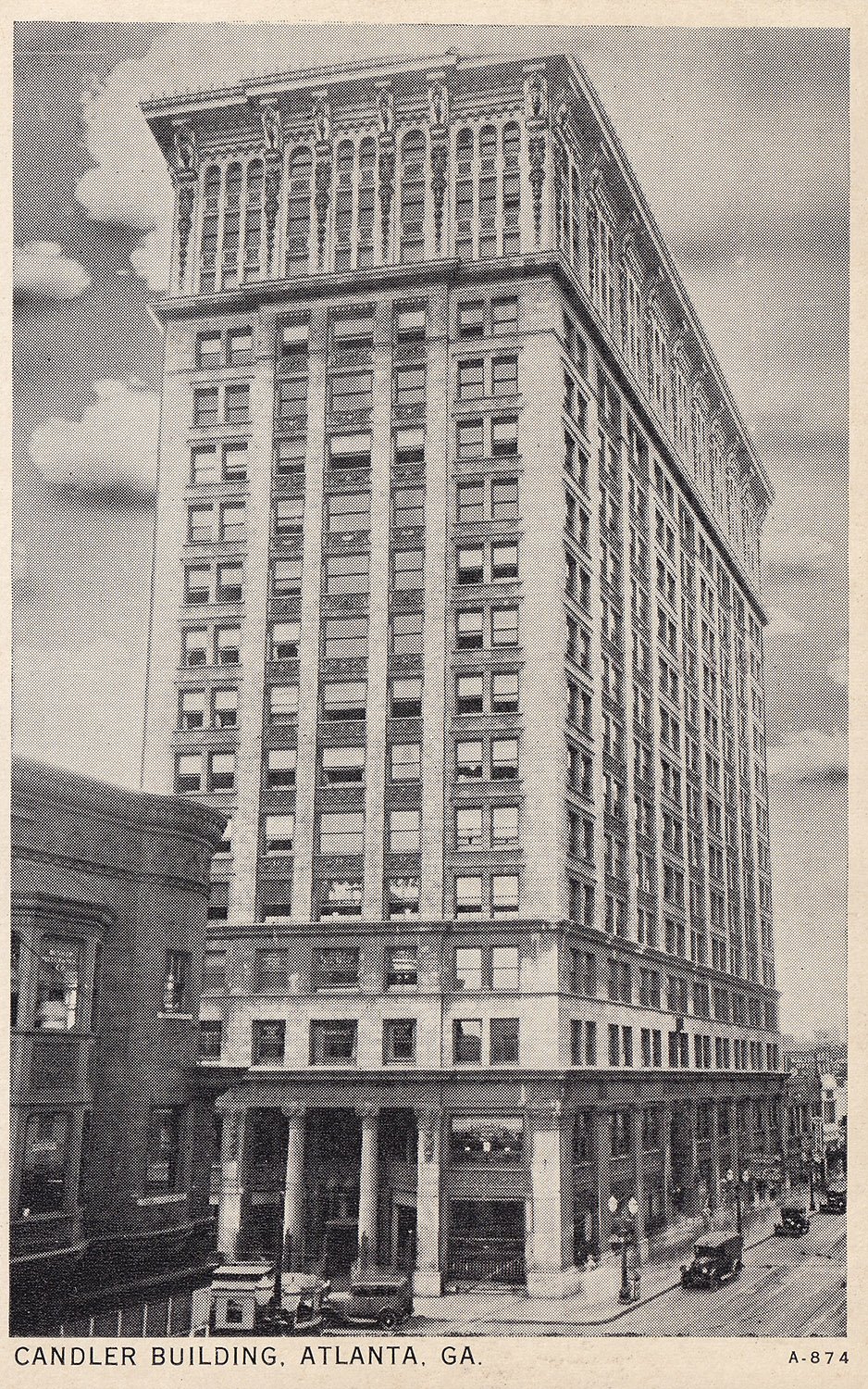 Postcard view of the Candler Building (1905), Atlanta