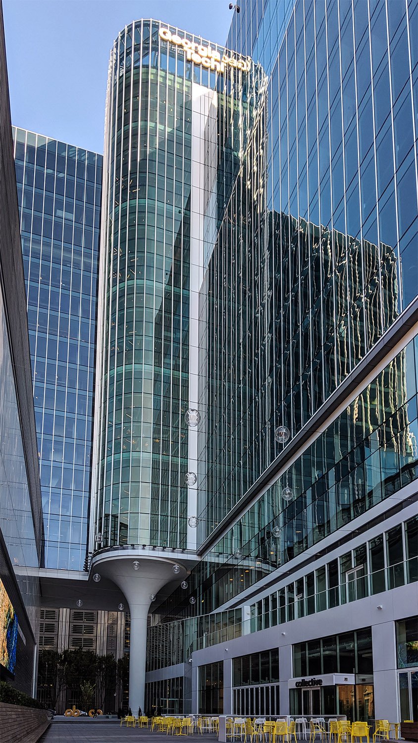 Piazza outside Coda, Atlanta